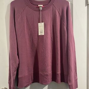 A New Day Grape Long Sleeve Sweatshirt